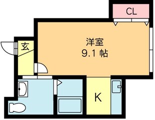 北１２条駅 徒歩2分 3階の物件間取画像